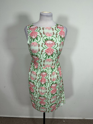 Emily McCarthy Women s Proper Protea Print Sleeveless Dress Size XS