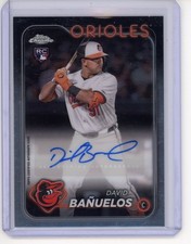 2024 Topps Chrome Update David Banuelos Bañuelos #AC-DB Rookie Auto RC Orioles