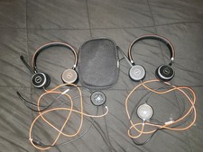 Jabra Evolve 40 MS Stereo UC 2 pairs Corded Headset HSC017 ENC010 working