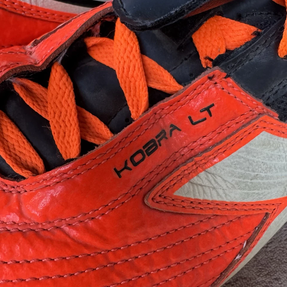 Talla 11 - Diadora Kobra LT Botas de Fútbol Raras FG Cuero Botines de Fútbol Foto 4 de 4
