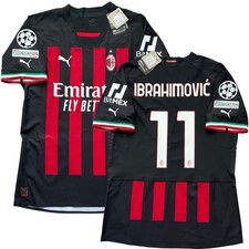 2022/23 AC Milan Authentic Home UCL Jersey #1...