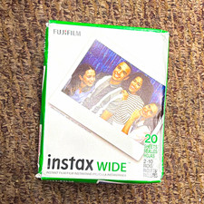 Fujifilm Instax Wide Instant Color Film 20 Photos ISO 800 Exp 2027-12