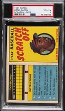 1971 TOPPS SCRATCH-OFFS HANK AARON PSA 4
