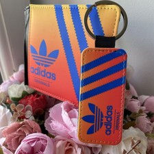 Adidas vibrant wallet and  keyring set