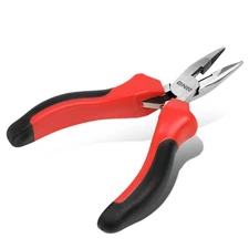 4-3/4" Interlocking Spring Wire Cutter Needle Nose Pliers Wire Cutting Tool