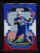 2021 Panini Prizm #434 Greg Rousseau Red White and Blue