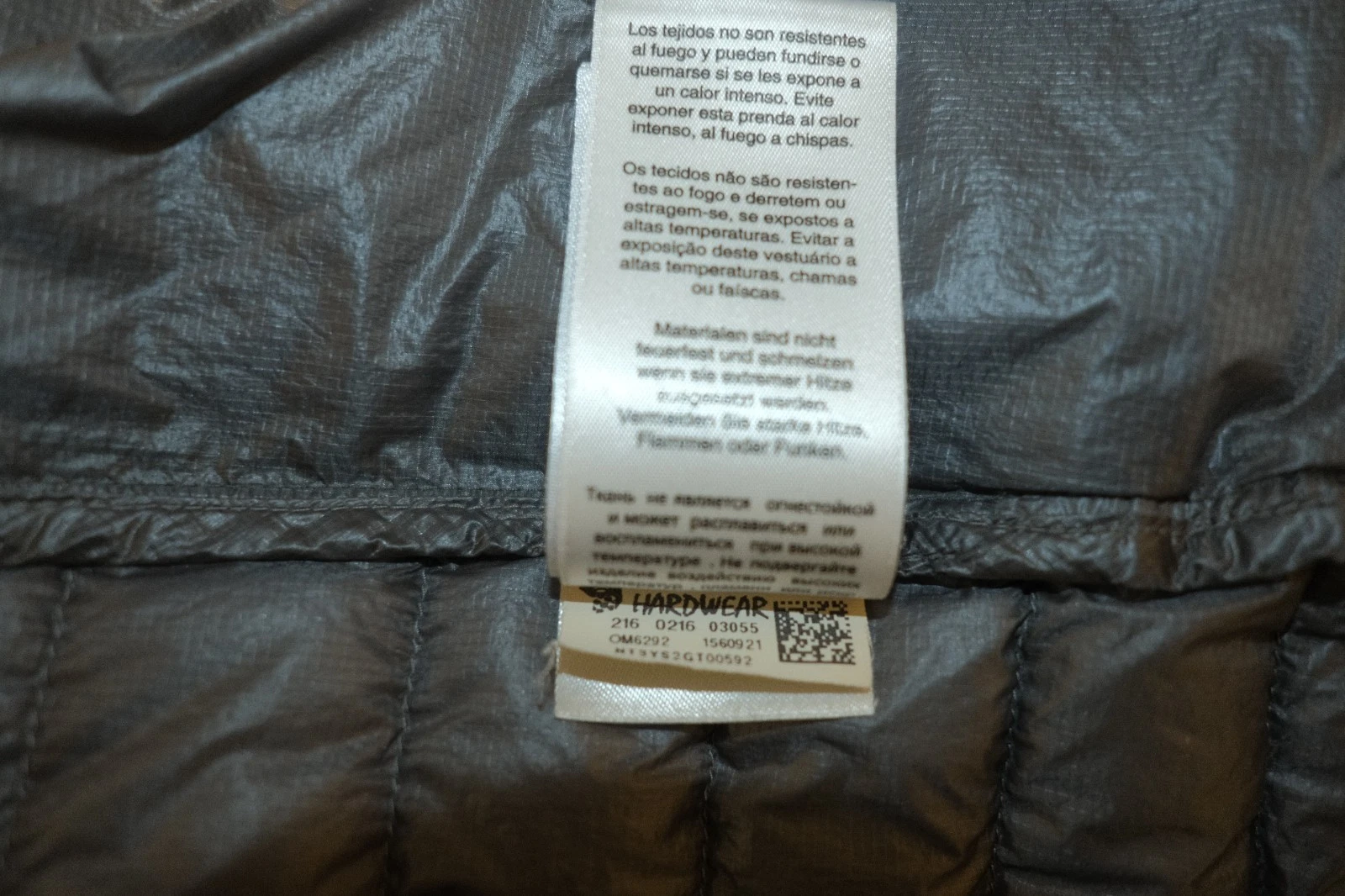 Mountain Hardwear Ghost Whisperer Hooded Down Jacket Men's Medium Gray  image 14