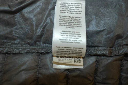 Mountain Hardwear Ghost Whisperer Hooded Down Jacket Men's Medium Gray  image 14