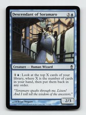 Descendant of Soramaro C Saviors of Kamigawa 33 LPNormal