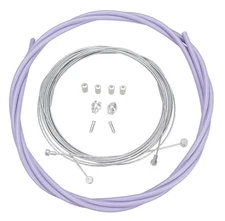 Bicycle Brake Cable Kit for Drop Bar Road - LAVENDER