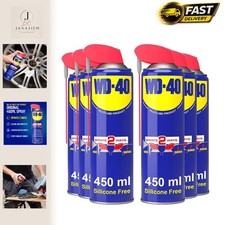 6x 450ml WD-40 Smart Straw: Dual Spray Lubricant & Rust Prevention for Workshops 24.44 per litre