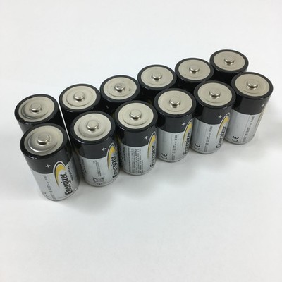 12 Batteries Energizer Industrial D Batteries Alkaline Exp. 12-2035 (NO Box)