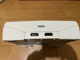 SEGA Saturn Console White Color & Controller with games Japan 0627