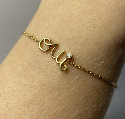 Dior Oui Armband 18 Karat Gold Diamant