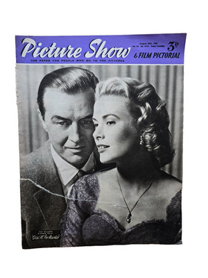 1954 Picture Show Magazine Dial M For Murder Grace Kelly Ray Milland Cover