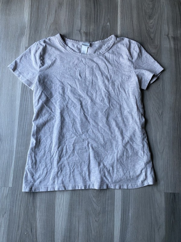 H&M Teen/girl Size Large Grey Basics  Tshirt Cotton