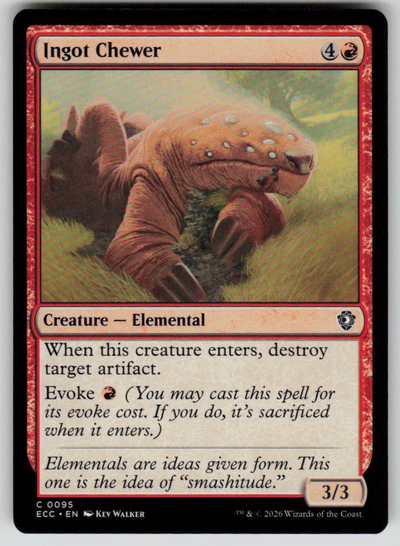 Ingot Chewer Common Commander: Lorwyn Eclipsed 95 MTG Near Mint