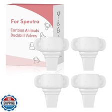 Cartoon-Style Duckbill Valves Compatible with Spectra S1 S2 Breast Pumps, S1