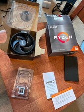 AMD Ryzen 5 5500 Heatsink Fan with BOX and ac...