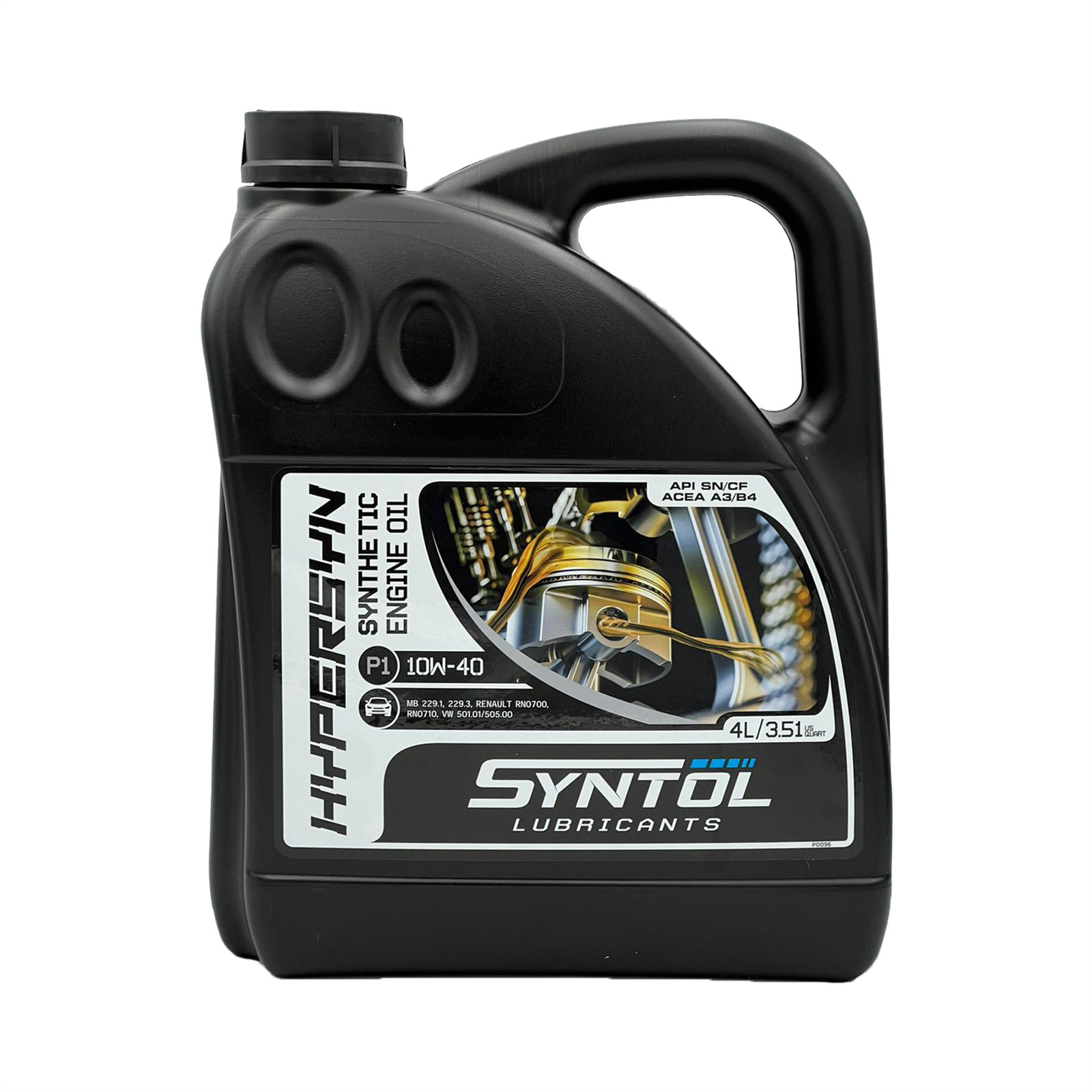 10w40 Semi-Synthetic Engine Oil API SN CF A3/B3 A3/B4 MB 229.1 VW 501/505 4L