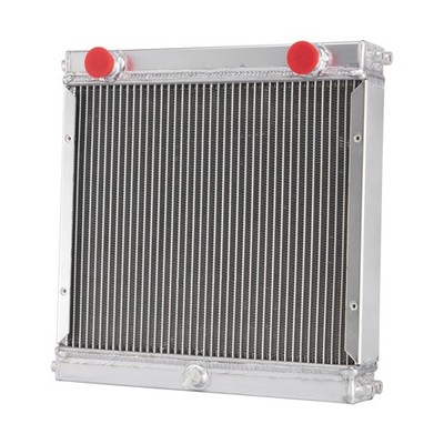 4 Row Double Pass Aluminum Radiator For Dragster Roadster Replacement