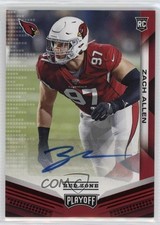 2019 Panini Playoff Rookie Auto Red Zone Auto Zach Allen #277 Auto 7eo