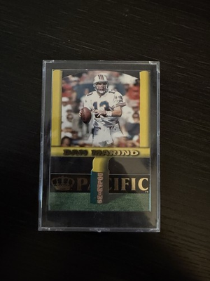 #ad 1996 Pacific Crown Collection The Zone #Z 15 Dan Marino HOF Die Cut $10.00