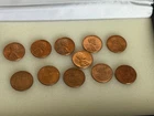 Lot of Uncirculated Lincoln Pennies from 1944-1958