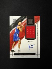 2021-22 Panini Impeccable Keon Johnson Elegance Rookie Patch Auto /99 #121 RC