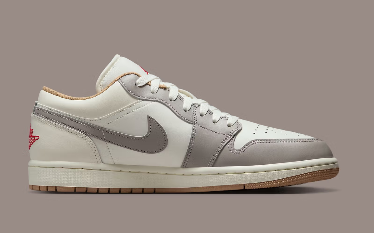 553558-169 Jordan 1 Low Sail College Grey Rattan Men`s | eBay