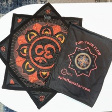 27  Official Spin Flow Star Spinning Cloth, Dapo Star Festival Rave Toy 2 Sided