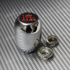 Chrome Aluminum Manual Mt Type-r Style 6-speed Gear Shifter Shift Knob Universal Chrome Aluminum Manual Mt Type-r Style 6-speed Gear Shifter Shift Knob Universal