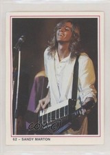 1980s Swedish Semic Pop Star Stickers Sandy Marton #62 f5h