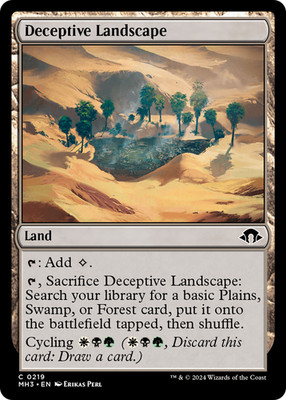 Deceptive Landscape - MH3 - NM - MTG - #219 - Common