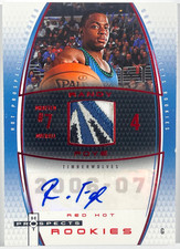 2006-07 Fleer Hot Prospects Red Hot Rookies Randy Foye Auto Relic RC #66 /50