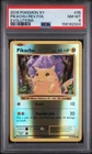 2016 POKEMON XY EVOLUTIONS #35 PIKACHU-REVERSE FOIL PSA 8