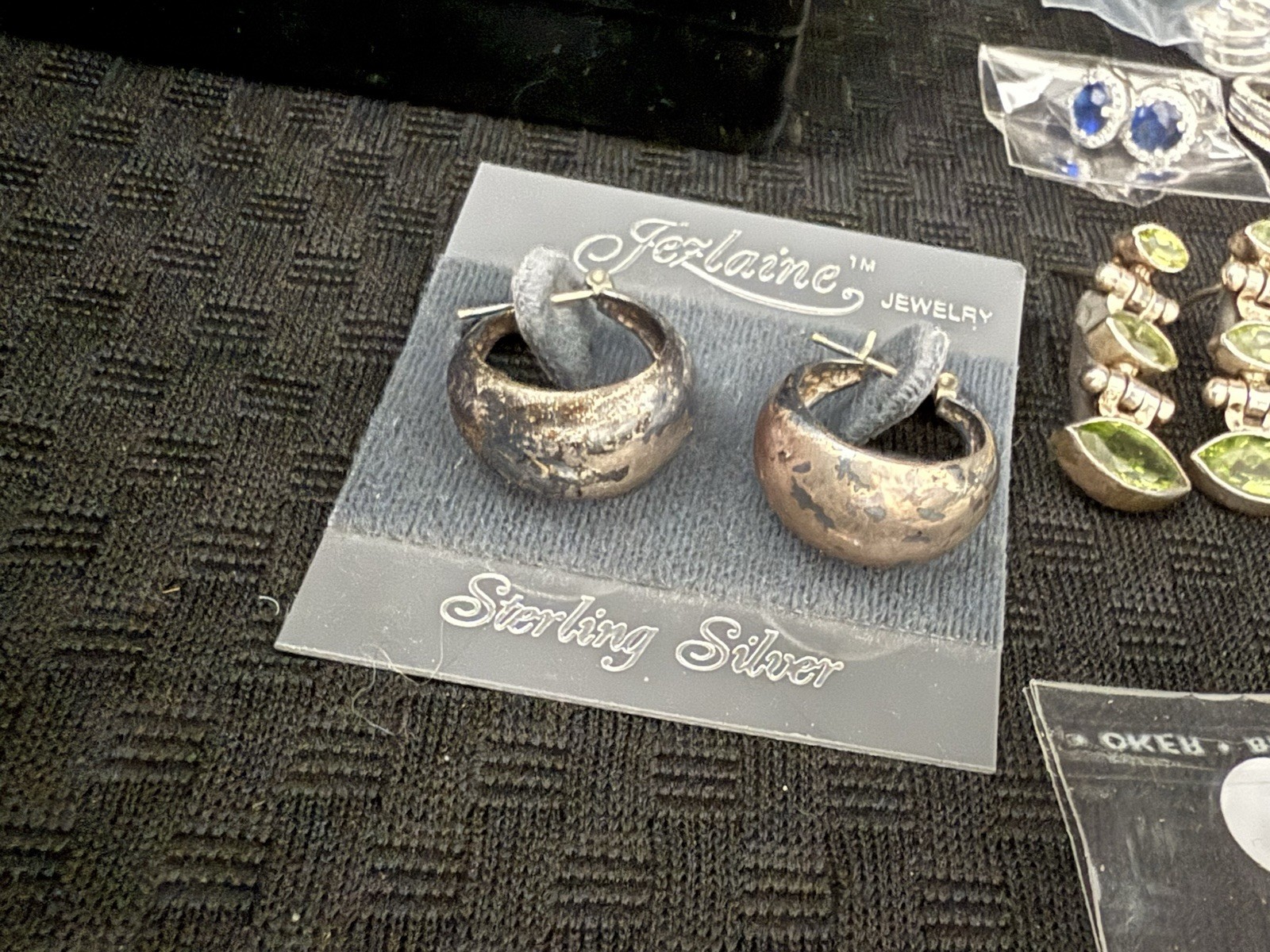 Gold Sterling Silver Ring Interchangeable Gemston… - image 8