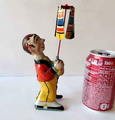 Gely Jouet Mecanique Jongleur 20Cm Tres Bel Etat Fonctionne Germany 1920 - Photo 1/4