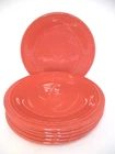 Fiesta HLC USA Set of 5 Flamingo Color Dinner Plates 10 1/2"