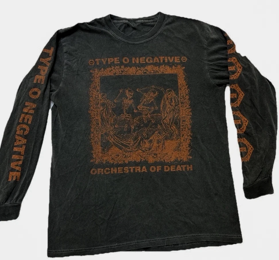 T-shirt Unisexe TYPE O NEGATIVE – Couleur Verte, Tailles S à 5XL, Personnalisable, Neuf Avec étiquettes