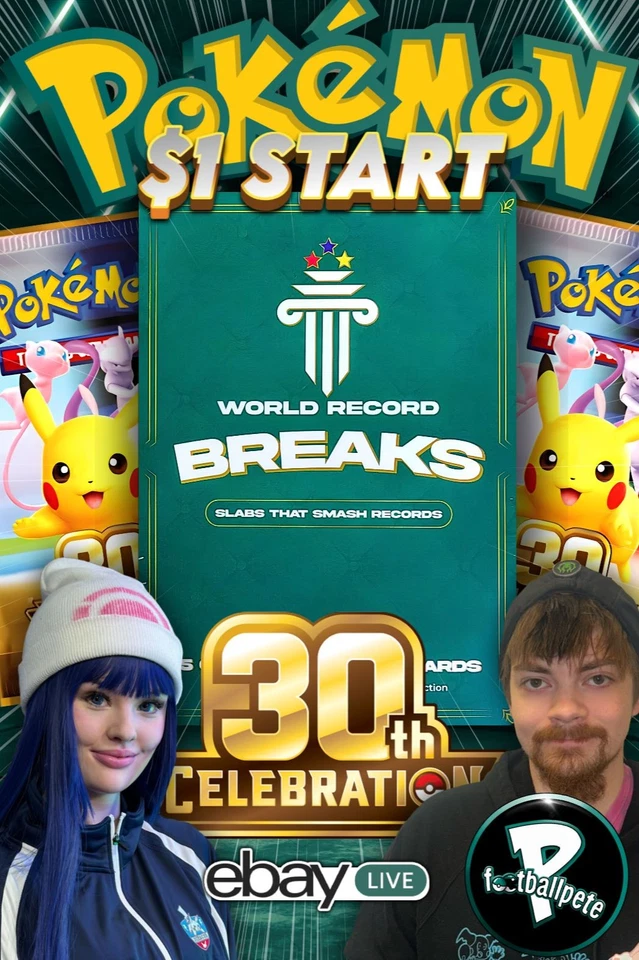 🎉$1 START POKEMON + WORLD RECORD WEDNESDAY🎉W/ PFOOTBALL