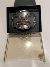 Harley Davidson 75th Anniversary Screaming Eagle Belt Buckle 1978 USA NIB
