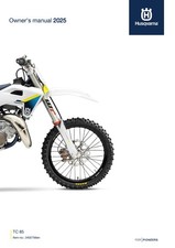 Husqvarna Owners Manual Book Guide 2025 TC 85 17/14