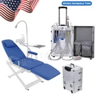 Portable Dental Delivery Unit with Air Compressor Scaler Curing Light / Chair