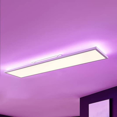 Arcchio Deckenleuchte LED Panel Lampe Brenda Fernbedienung Weiß dimmbar multicol