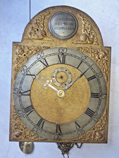 Alte eisenuhr um 1820 wanduhr zum Restaurieren.