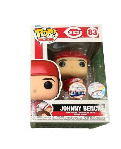 FUNKO POP! MLB~CINCINNATI RED~JOHNNY BENCH #83~VINYL FIGURE~BALL PARK EXCLUSIVE