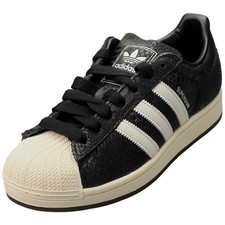 adidas Superstar Ii Unisex Fashion Trainers in Black White - 9 UK