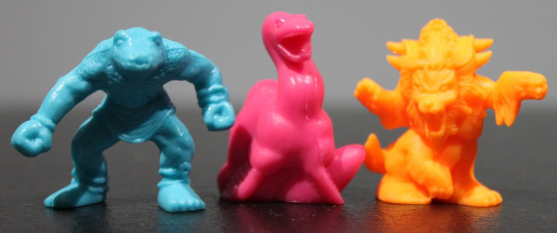 Monster in My Pocket Series 2 Pink 56 Loch Ness 57 Orange Tarasque Blue 69 Sebek