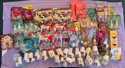 Plug In Air Freshener Lot Air Wick Febreze Glade Yankee Candle SC Johnson True